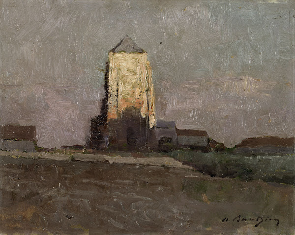 The Church of Mariakerke Ostend ca 1892