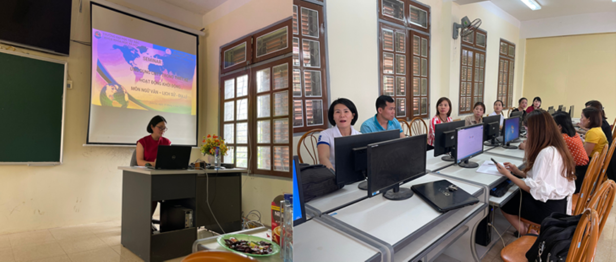 Khoa Khoa học Xã hội thực hiện tư vấn tuyển sinh và triển khai hoạt động hỗ trợ chuyên môn tại Trường THPT Cò Nòi
