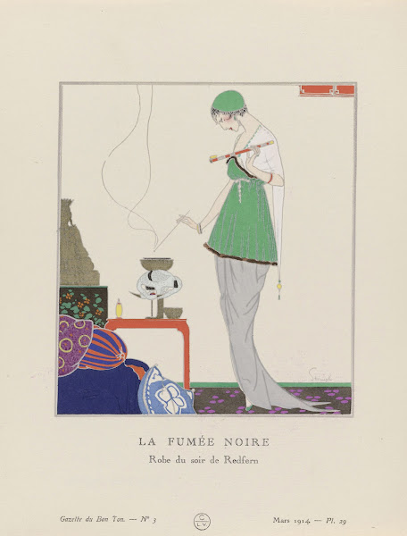 La fumée noire Robe du soir de Redfern 1914
