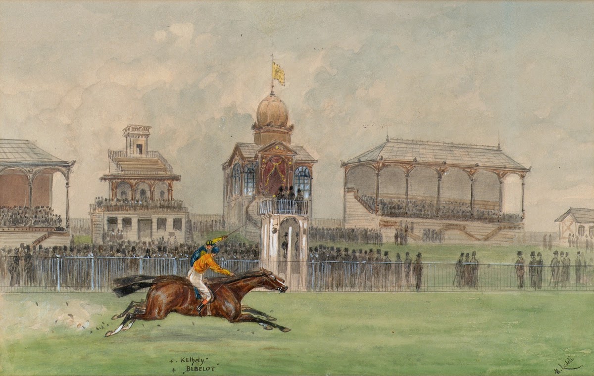 Pferderennen in der Freudenau in Wien 1884 1884