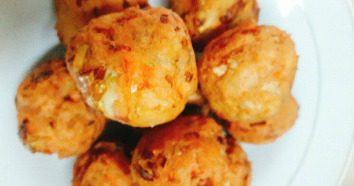 Tàu hủ rau củ vo viên chiên