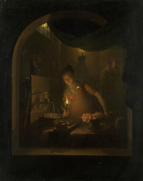 Kitchen by Lamplight 1817