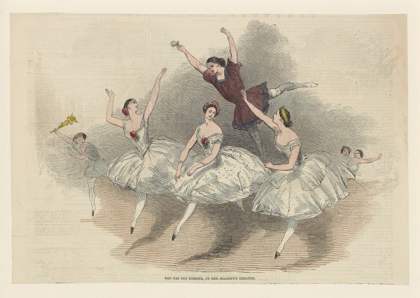 The Pas des déesses at Her Majestys Theatre 1846