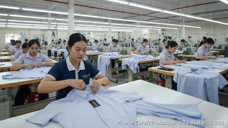Men's Short-Sleeve Shirts - Gold Garment Vietnam