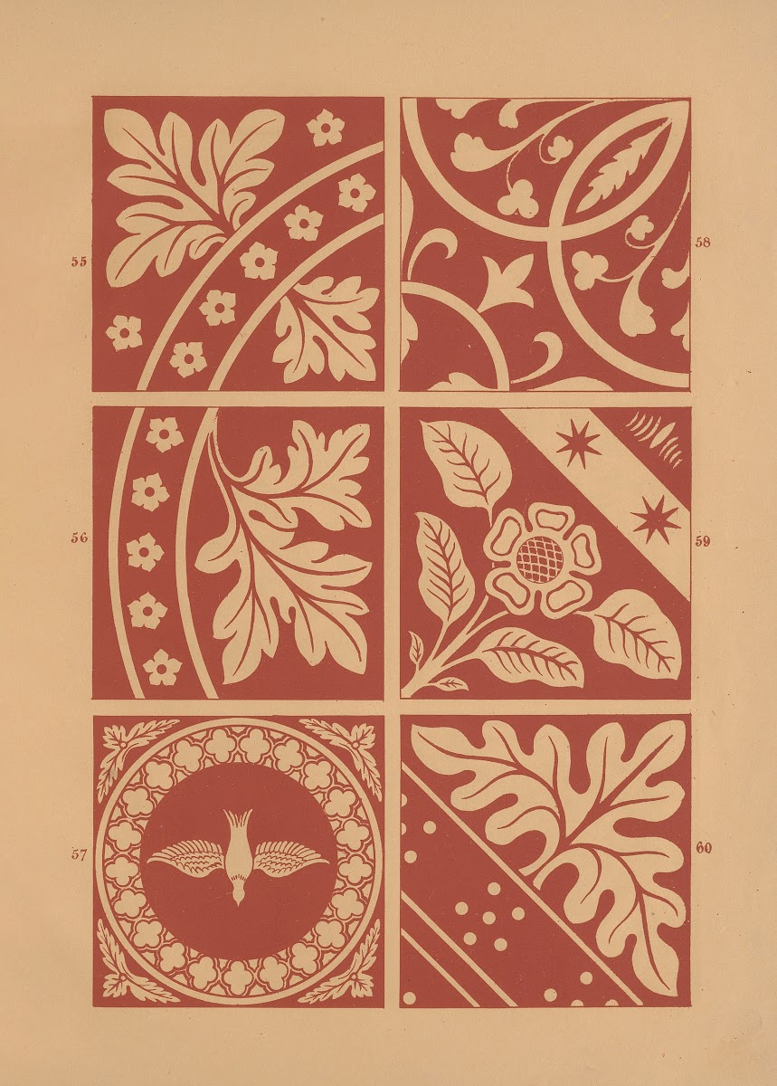 Examples of encaustic tiles Pl09 1844