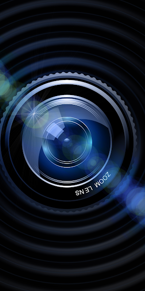 Camera, Lens, Blue, Black, Dark 4K Wallpaper Background