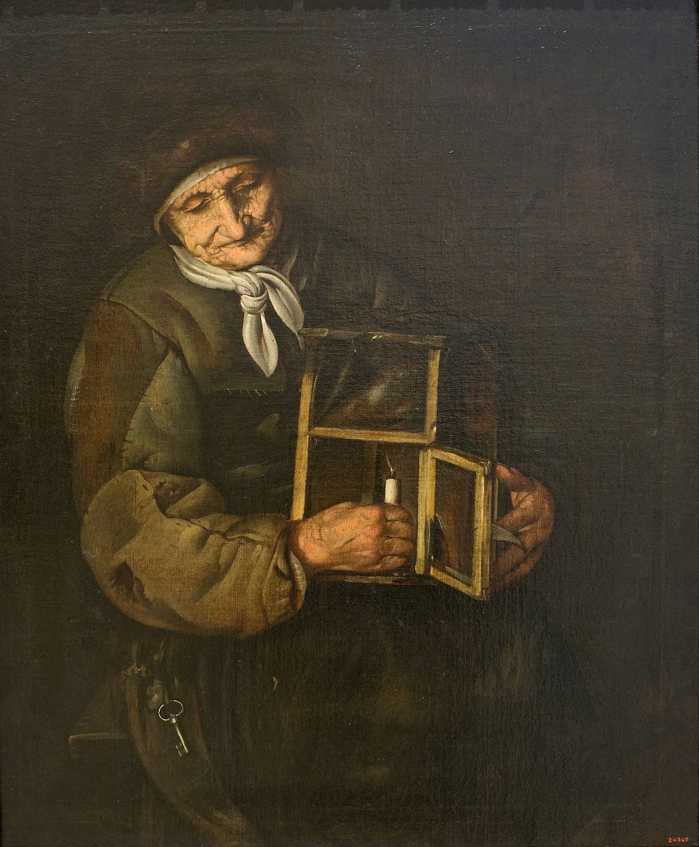Old Woman with a Lamp circa 1715