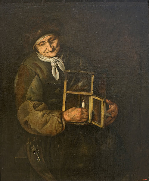 Old Woman with a Lamp circa 1715