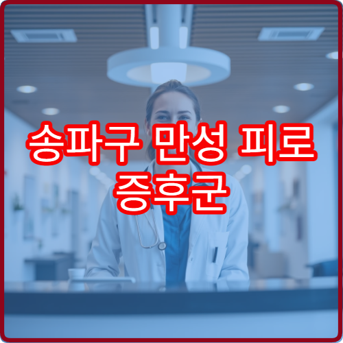 송파구 만성 피로 증후군 검사·회복 프로그램 병원 안내