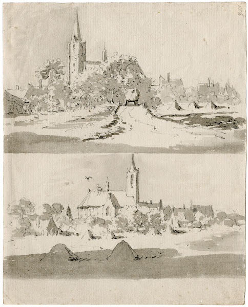 Twee dorpsgezichten
