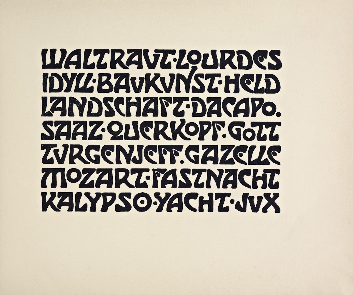 Beispiele kunstlerischer Schrift Pl059 1900