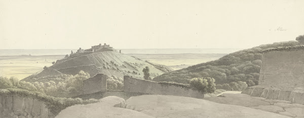 Landscape around Albano Laziale c 1809   c 1812