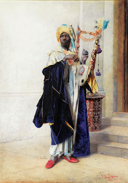 Musician With Cithar 1918
