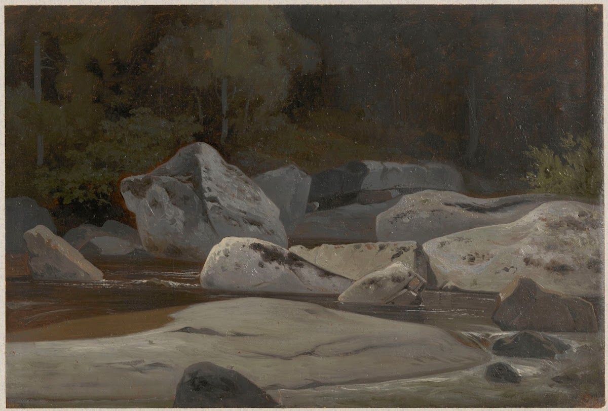 Mountain stream with rocks 1859   1879