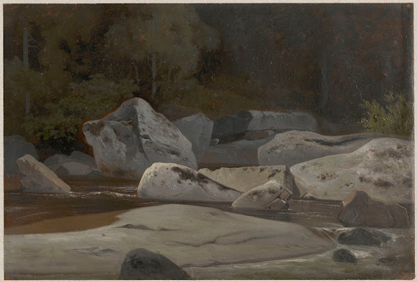 Mountain stream with rocks 1859   1879