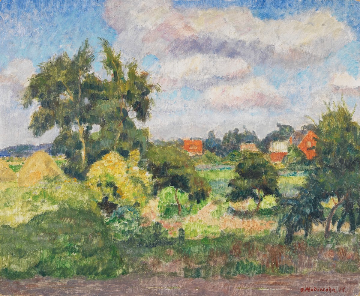 Sommertag in den Feldern bei Fischerhude 1926