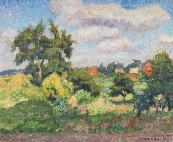 Sommertag in den Feldern bei Fischerhude 1926