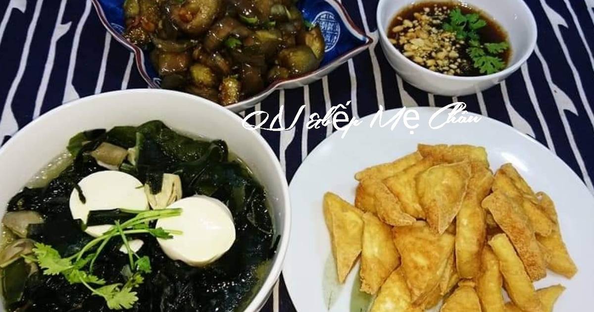 Mâm cơm chay ngày rằm