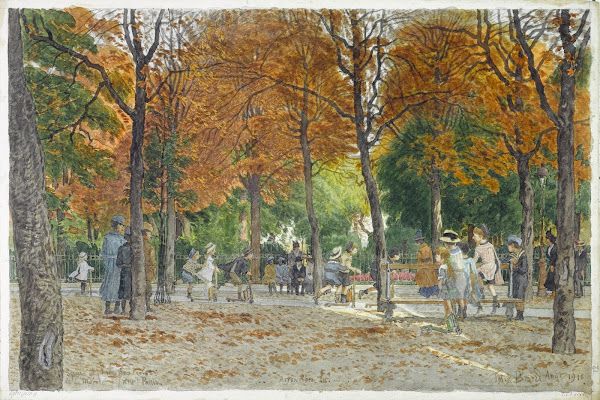 Square et place des Ecoles de la Mairie du XIVème arrondissement 1916