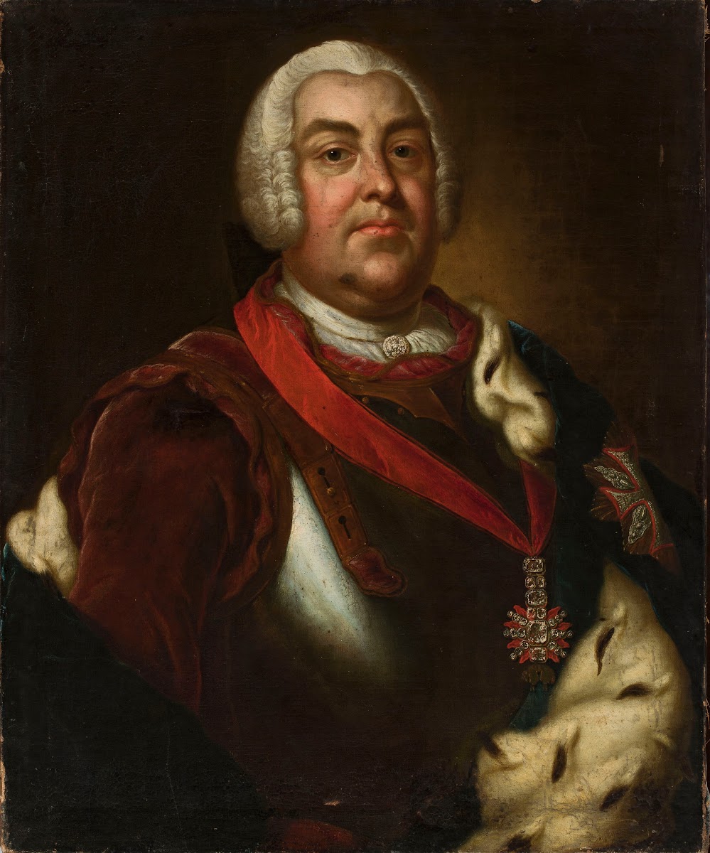 Portrait Of Augustus III The Saxon King Of Poland 1748