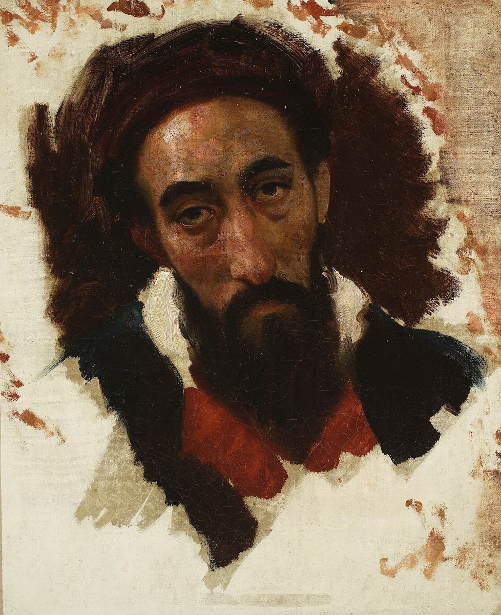 Study of a male head after 1833