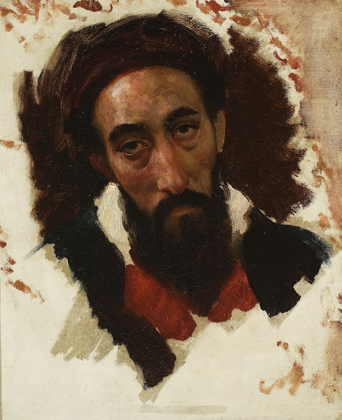 Study of a male head after 1833