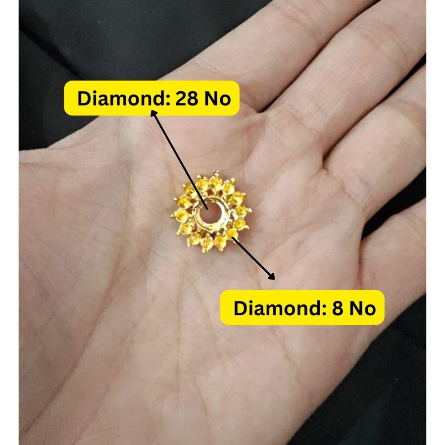 Flower Base Pendent 28 and 8 No ( Pack of 50)