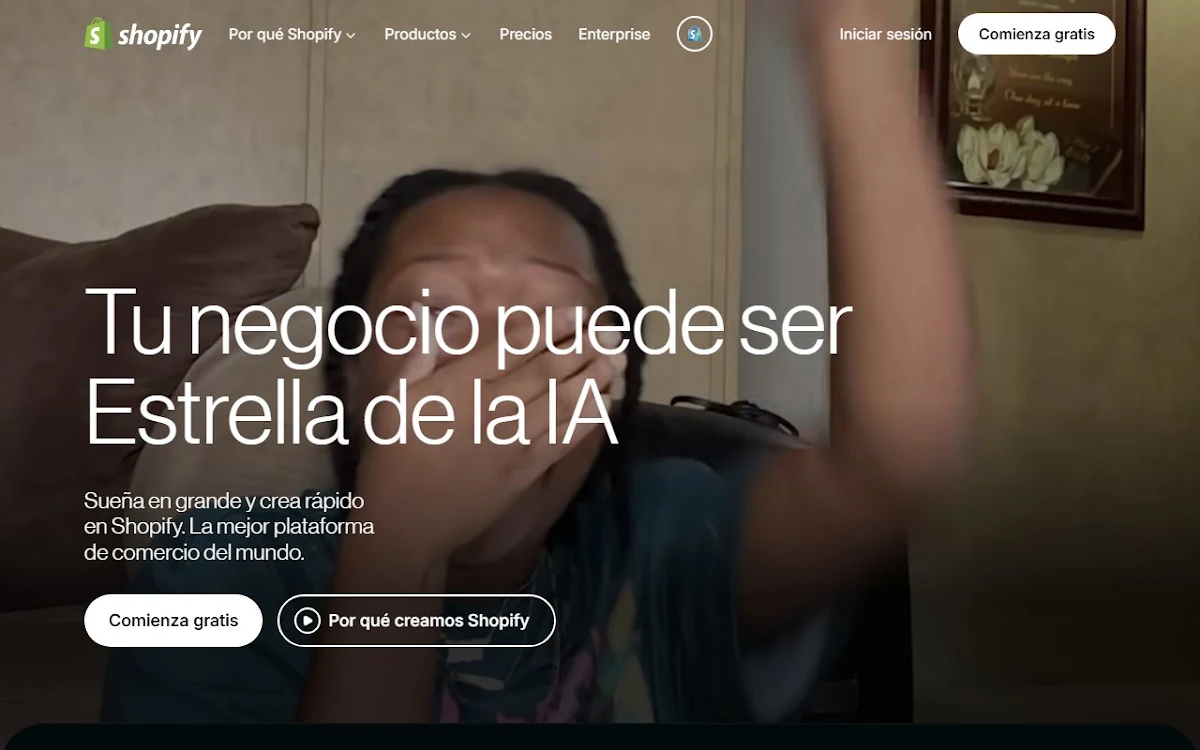 Captura de Shopify