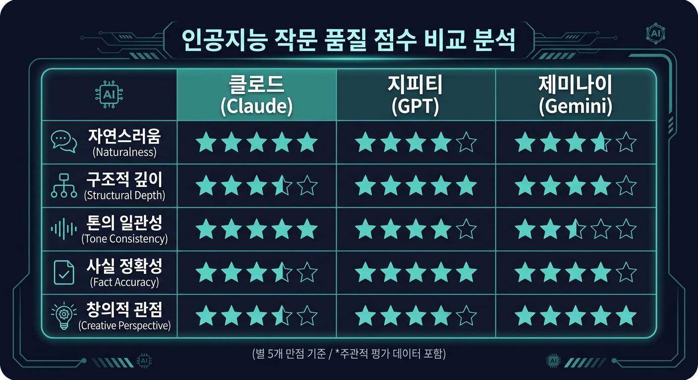 코딩 용도별 AI 추천 — 프로젝트 단위 Claude vs 단일 함수 GPT vs 코드 분석 Gemini 비교표