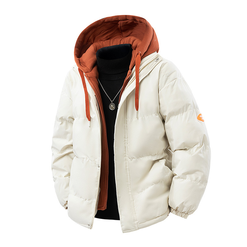 Modische Herren-Steppjacke in Fake-Layer-Optik
