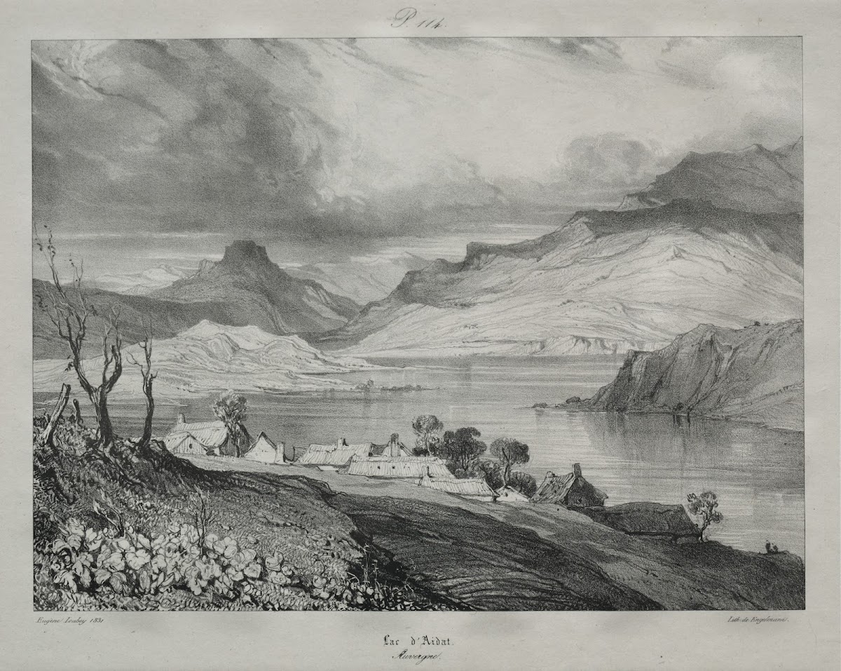 Lac dAidat Auvergne 1831