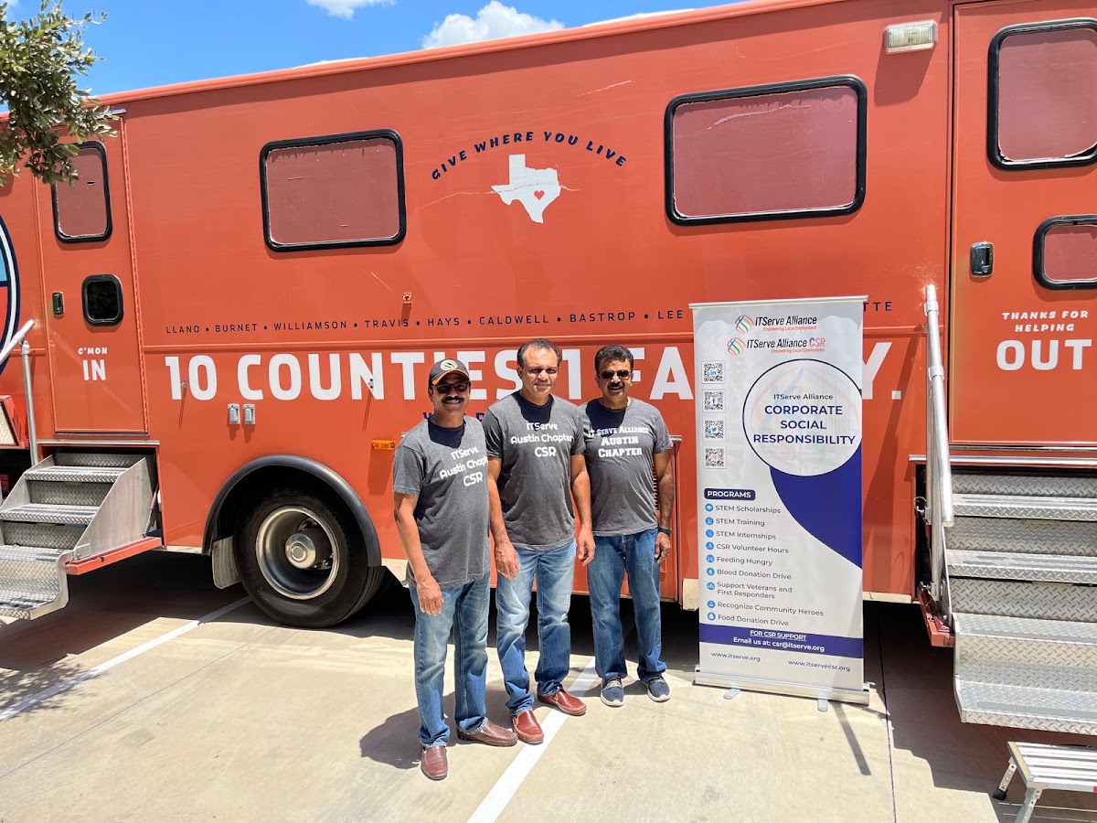 ITServe Austin Chapter Blood Donation Drive