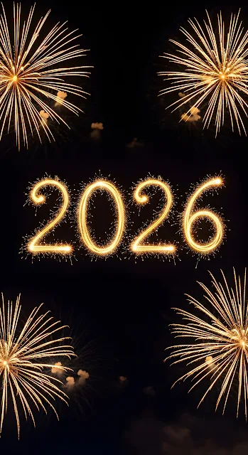 Golden Sparkler 2026 New Year Fireworks Display