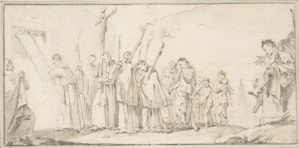 Procession of Monks and Flagellants 16961770