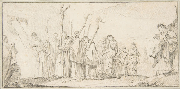 Procession of Monks and Flagellants 16961770