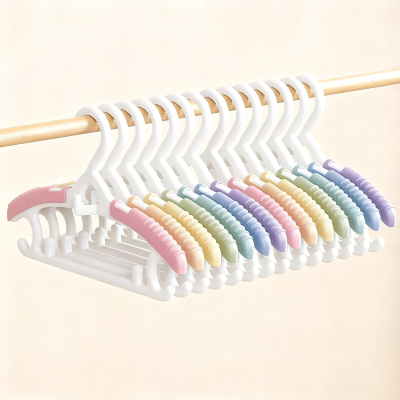 Children's hangers, extendable, 4-stage adjustable