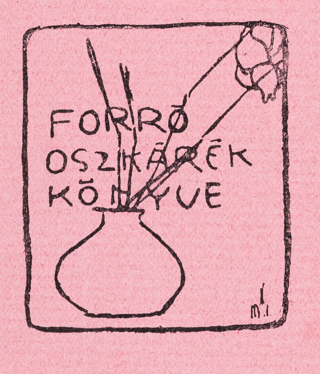 Bookplate of Oszkarek Forro 1905 1908