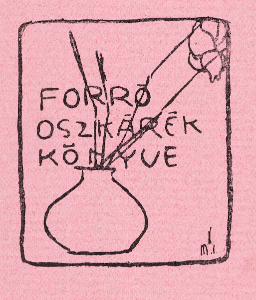 Bookplate of Oszkarek Forro 1905 1908