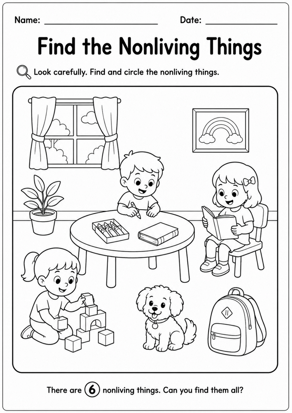 Find the Nonliving Things