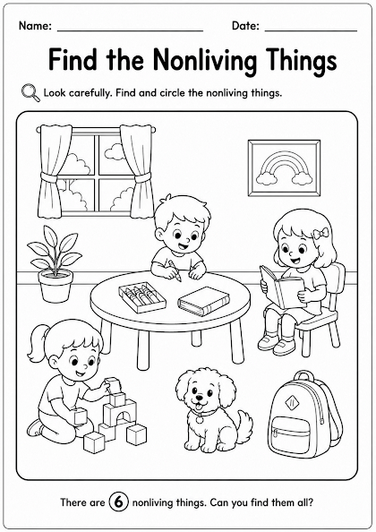 Find the Nonliving Things