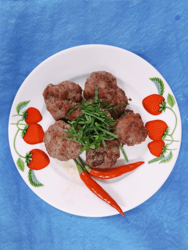 Thịt Viên Chiên Ngũ Vị