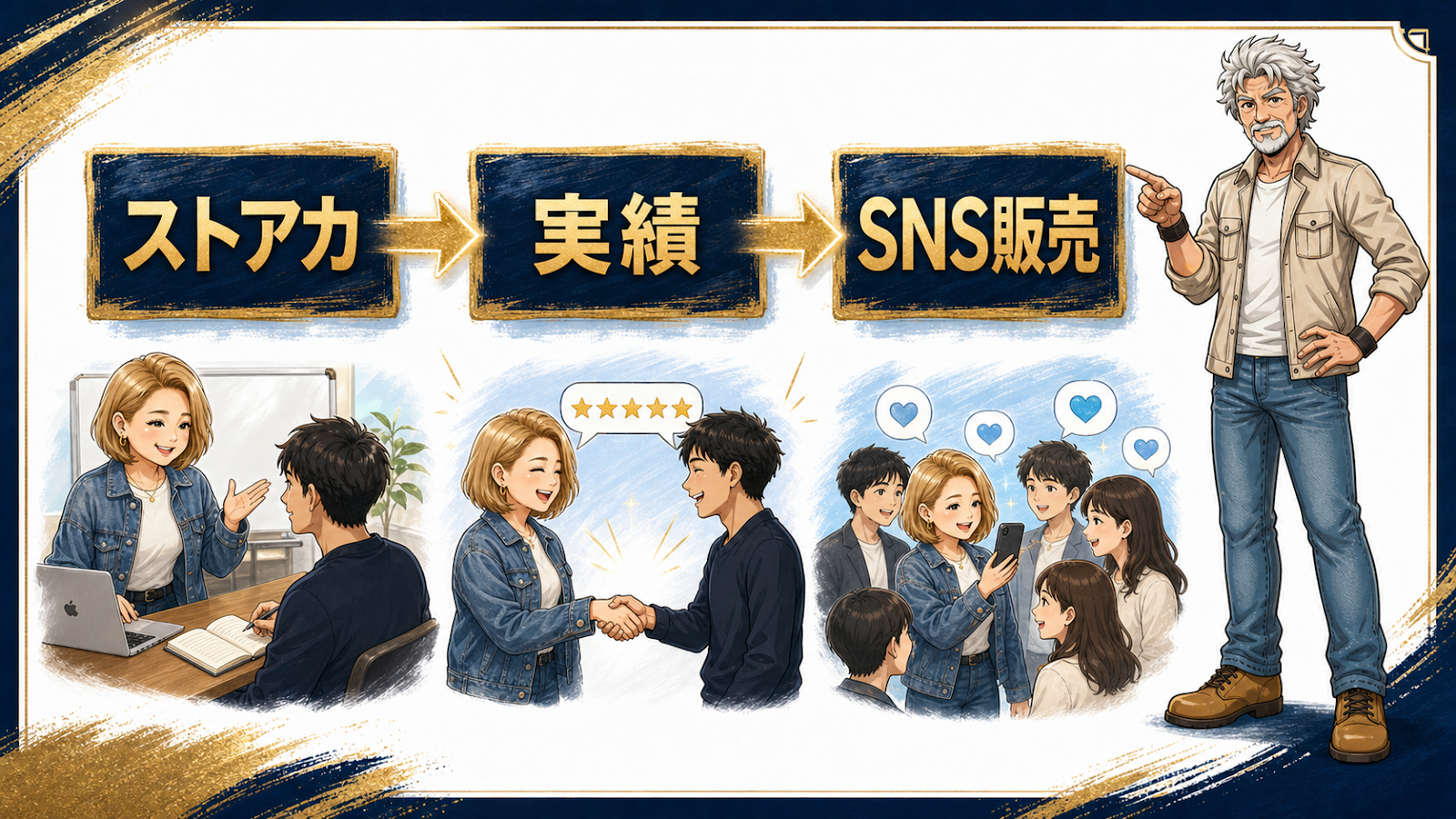 ジョセGがストアカから実績づくり、SNS販売へ進む道筋を示す