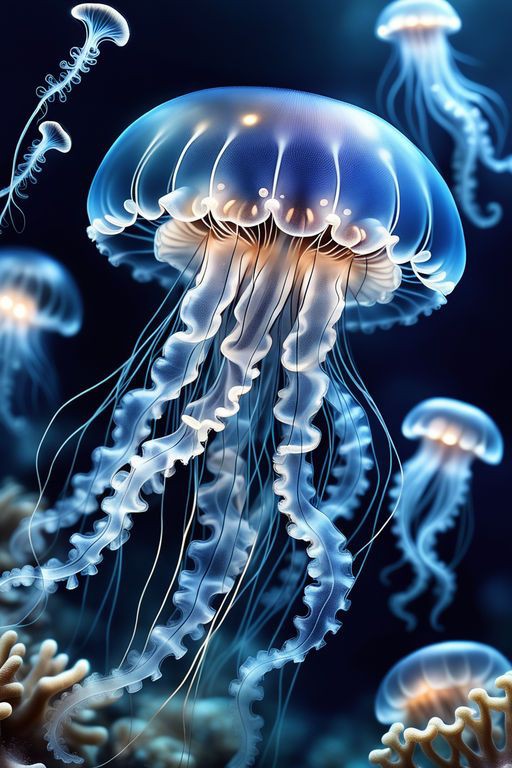 Glowing Jellyfish Picture