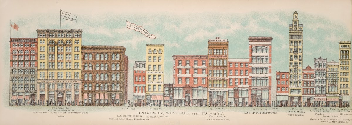 Broadway West Side 14th to 17th St 1899