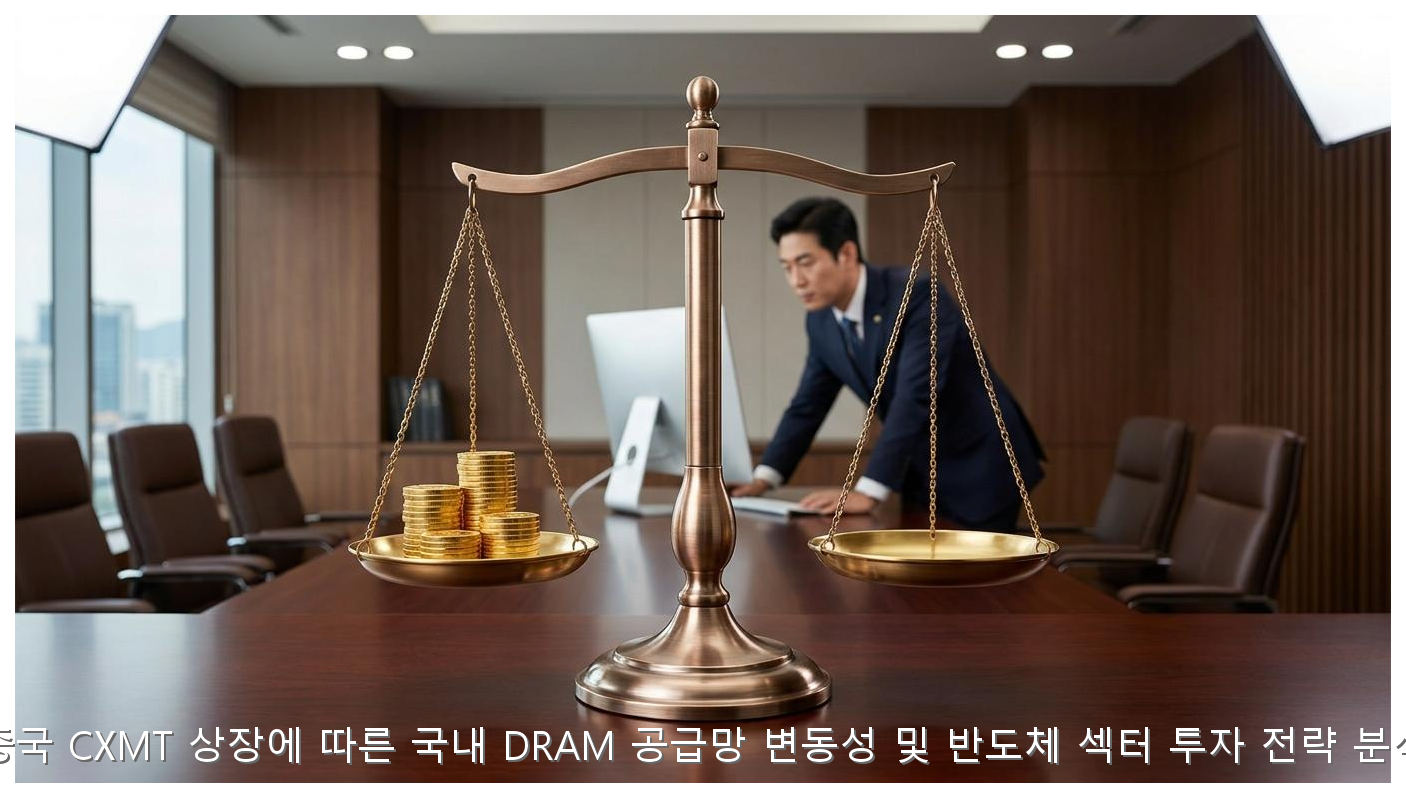 중국 CXMT 상장에 따른 국내 DRAM 공급망 변동성 및 반도체 섹터 투자 전략 분석 핵심 안내 및 분석 인포그래픽 (5)