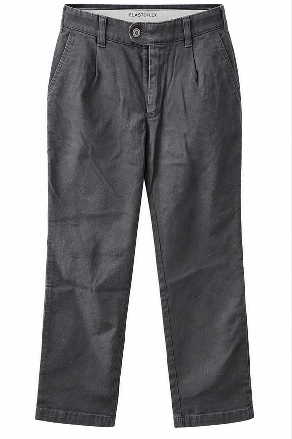 Dama - Pantaloni damă C&A gri închis, mărimea M