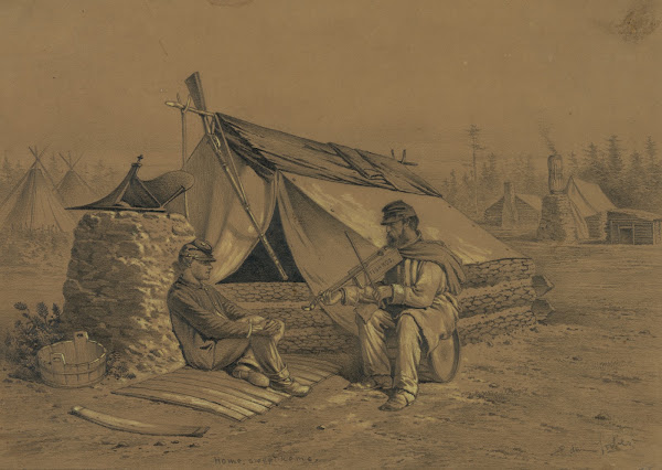 Home sweet home A scene in winter camp 1861 1876