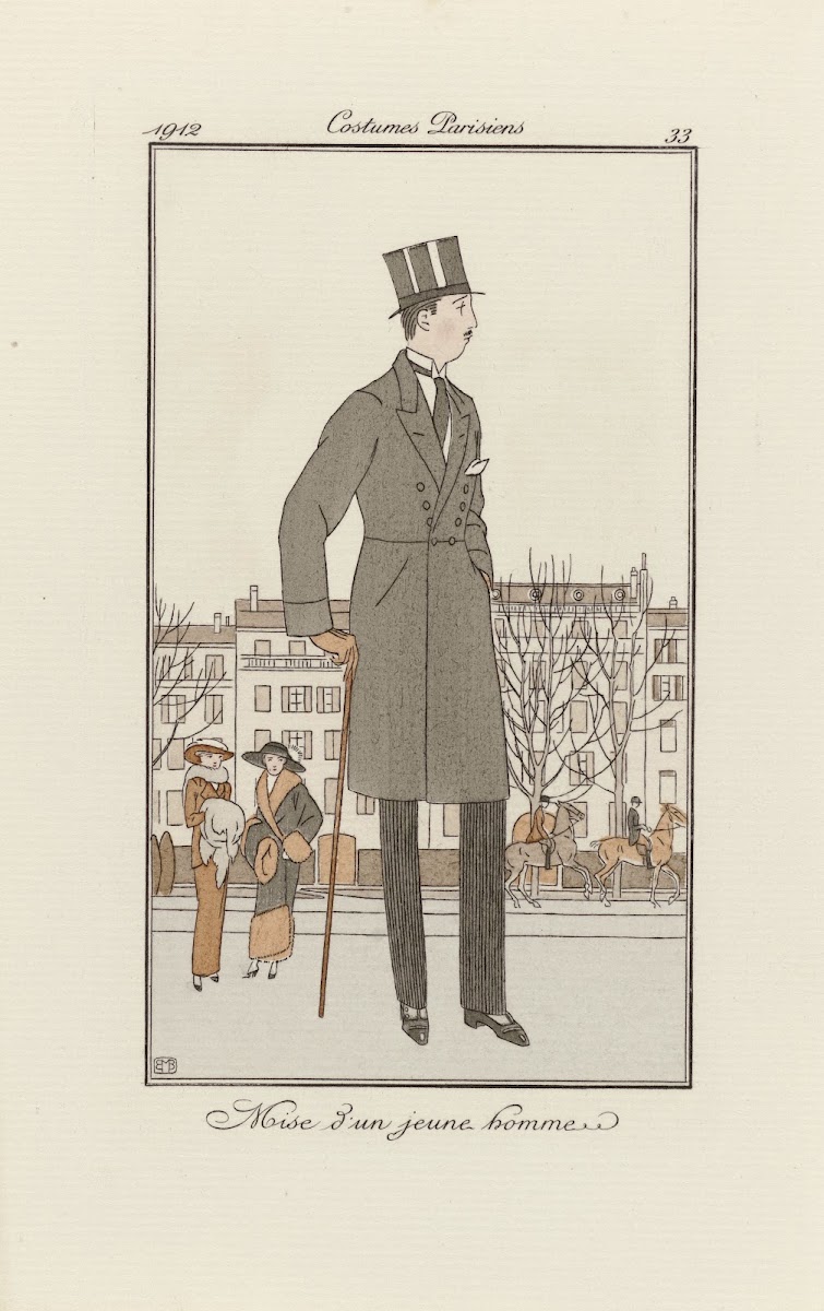 Mise dun jeune homme 1912