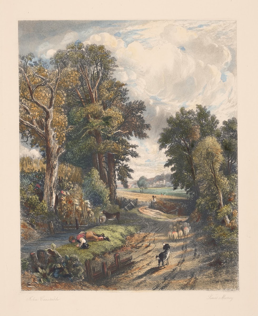 The cornfield John Constable 1850
