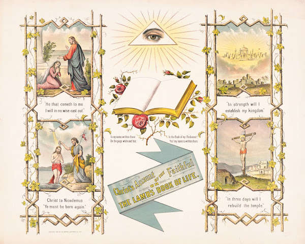 Christs Account Of The Faithful Or The Lambs Book Of Life 1890